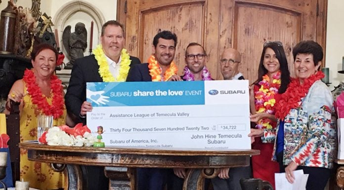 Subaru shares a whole lot of love