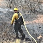 Fire scorches 80 acres near I-15 in Lake Elsinore