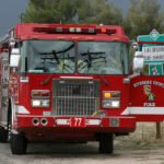 Fire chars outbuilding behind San Jacinto home