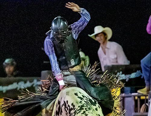 Necochea wins bull riding at Banning rodeo