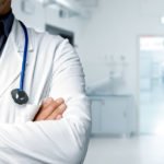 Riverside County Board of Supervisors recognize Black Infant Health program Doctor with stethoscope