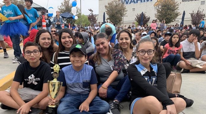 Warm Springs Middle School 7th grader receives school’s ‘Burning Flame Award’