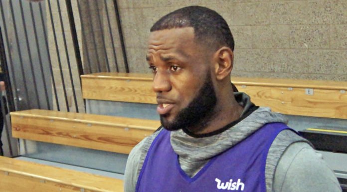 LeBron’s worlds collide as son’s team, alma mater meet
