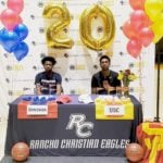 Rancho Christian’s Harris, Mobley sign to play at big-time NCAA basketball schools