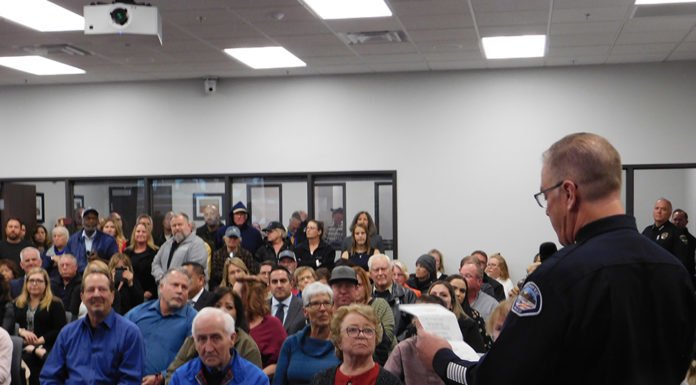 Menifee swears in new police chief, 2 captains