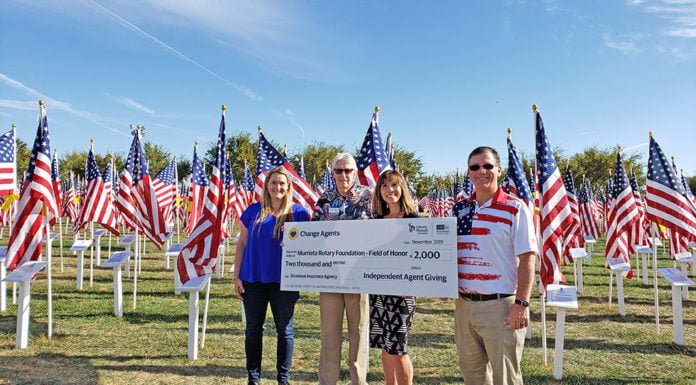 Murrieta Rotary Foundation awarded $2,000 donation from Safeco Insurance Change Agents Program
