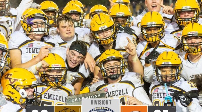 HS Football: Temecula Valley knocks off Cypress to claim first CIF Southern Section title in 28 years