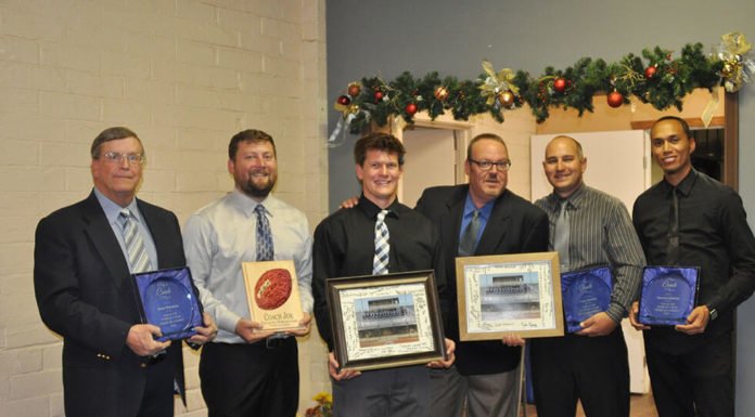 Top footballers honored at awards banquet