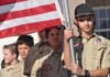 Boy Scouts retire flags in special ceremony