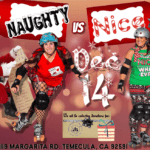 Wine Town Rollers host 6th annual Naughty versus Nice holiday-themed roller derby bout Dec. 14 in Temecula