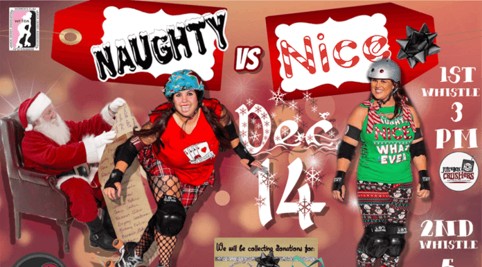 Wine Town Rollers host 6th annual Naughty versus Nice holiday-themed roller derby bout Dec. 14 in Temecula