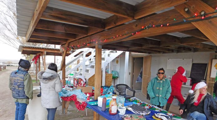 Santa arrives early at the first Anza Lions Club Cowboy Christmas