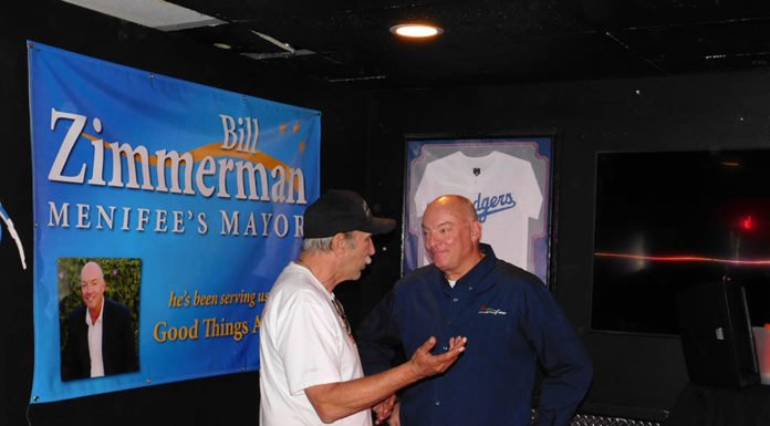 Appointed Menifee Mayor Bill Zimmerman announces intent to run for mayor’s office in November