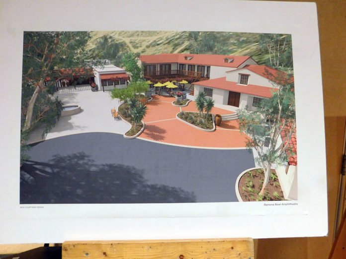 Artist rendering of Ramona Bowl Courtyard