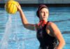 HS Girls’ Water Polo: Lady Nighthawks turn it up at America’s Finest City Tournament Murrieta Valley High School girls water polo player