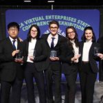 Murrieta Valley’s Virtual Enterprise teams shine at state business competition ReVision business plan team