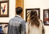 Invite someone special for an evening of art, culture and entertainment at Art Off The Walls Friday, Feb. 7 Patrons looking at art piece