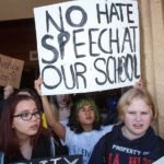 Students rally at Temecula Valley High School to protest ongoing concerns about racism