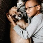 Welcome a 4-legged family member with care boy and dog