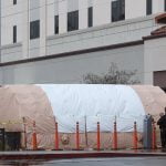 Area hospitals ready for potential COVID-19 Outbreak tent