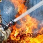 Blaze blackens field adjacent to I-215 in Perris