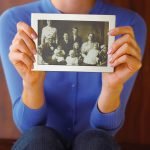 How to commemorate Mother’s Day when a mother has died lady with old photo