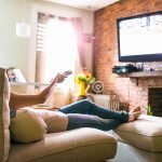 Maintain sun protection and skin cancer awareness during the COVID-19 pandemic watching tv