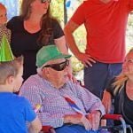 Community parades for Wildomar veteran’s 99th birthday