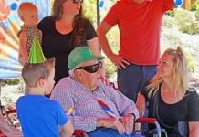 Community parades for Wildomar veteran’s 99th birthday