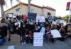 Protesters carry out peaceful rallies in Moreno Valley, La Quinta