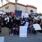 Protesters carry out peaceful rallies in Moreno Valley, La Quinta