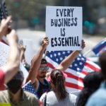 Protesters criticize California’s coronavirus restrictions in Temecula