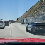Big rig closes lanes of southbound 15