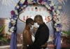 Using face masks and sanitizer, couples say ‘I do’ in Vegas