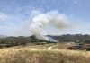 Fire in northeast portion of Camp Pendleton bordering De Luz Road halted by firefighters