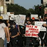 Some violence, but California protests mostly peaceful