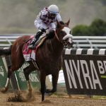 NY-bred Tiz the Law wins barren Belmont Stakes