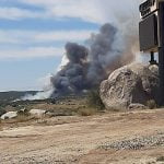 Wildfire in Anza displaces 8 people fire