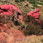 Brushfire breaks out in Nuevo