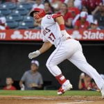 Trout HR 7th game in a row; Guardians beat Angels, pad lead