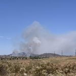 Brush fire breaks out in Winchester