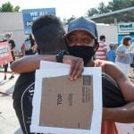 Protest held at Red Hawk Elementary after teacher alleges racial profiling