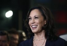 VP Kamala Harris visits San Bernardino, heading for weekend stay in Brentwood