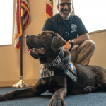 New electronics detecting police dog joins DA Bureau of Investigation