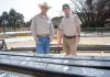 Santa Rosa Plateau Ecological Reserve raises signed steel beams for new outdoor pavilion