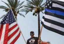 Patriots stand tall during Menifee rally
