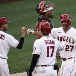 Ohtani wins 6th straight start, triples in Angels’ 7-1 win