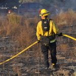 Fire Damages Mobile Home in Anza Area