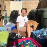 300 bags of recyclables, a horse and a determined 14-year-old