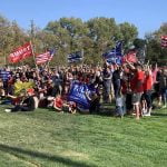 Thousands show up for Trump rally at Ronald Reagan Sports Park